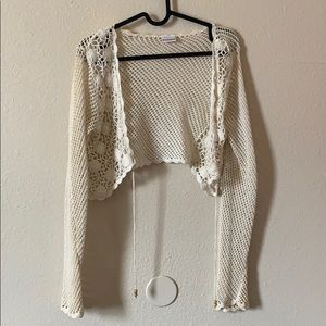 Crop Vintage Crochet Top